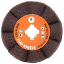 STXW - Ruote ondulate in tessuto non tessuto abrasivo per satinatrice manuale - Foro 19